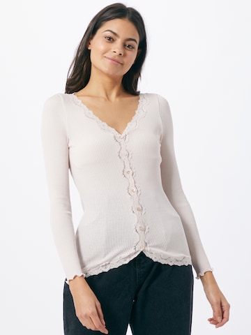 rosemunde Knit Cardigan in Pink: front