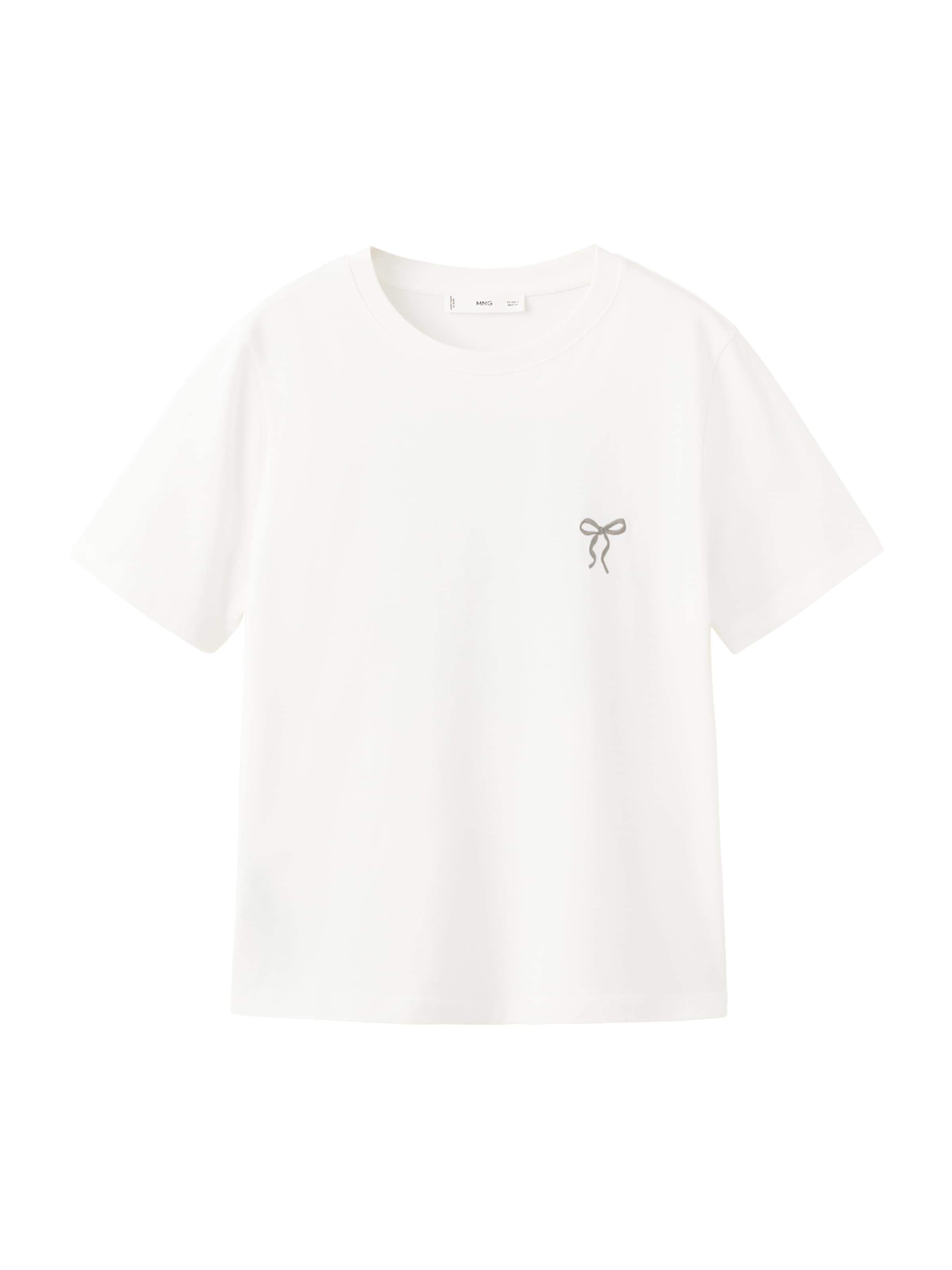 Tricou 'RIN' de la MANGO pe alb: față