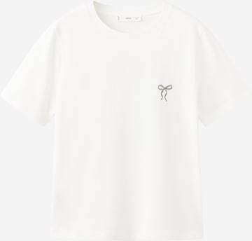 Tricou 'RIN' de la MANGO pe alb: față
