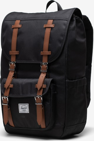 Rucsac 'Little America™ Mid' de la Herschel pe negru: față