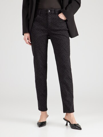 COMMA Regular Jeans in Black: front