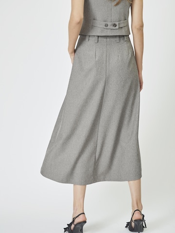 Jupe 'Nana' co'couture en gris