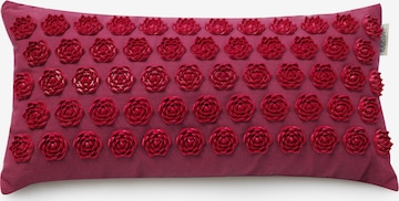 YOGISTAR.COM Mat 'Akupress Relax Lotus' in Red: front
