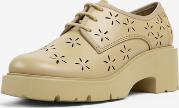 CAMPER Lace-Up Shoes ' Milah ' in Beige: front