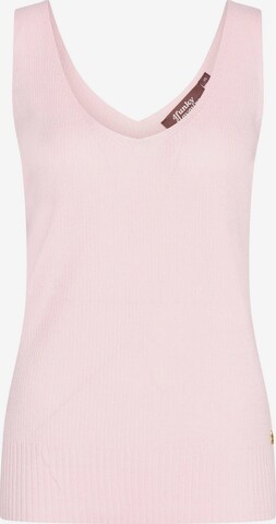 Top in maglia 'Sinner' di 4funkyflavours in rosa: frontale