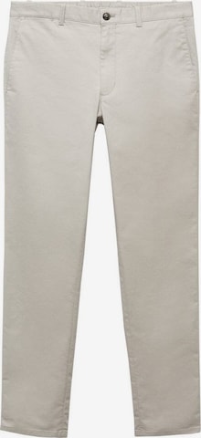 MANGO MAN Slim fit Pants 'Barna' in Beige: front