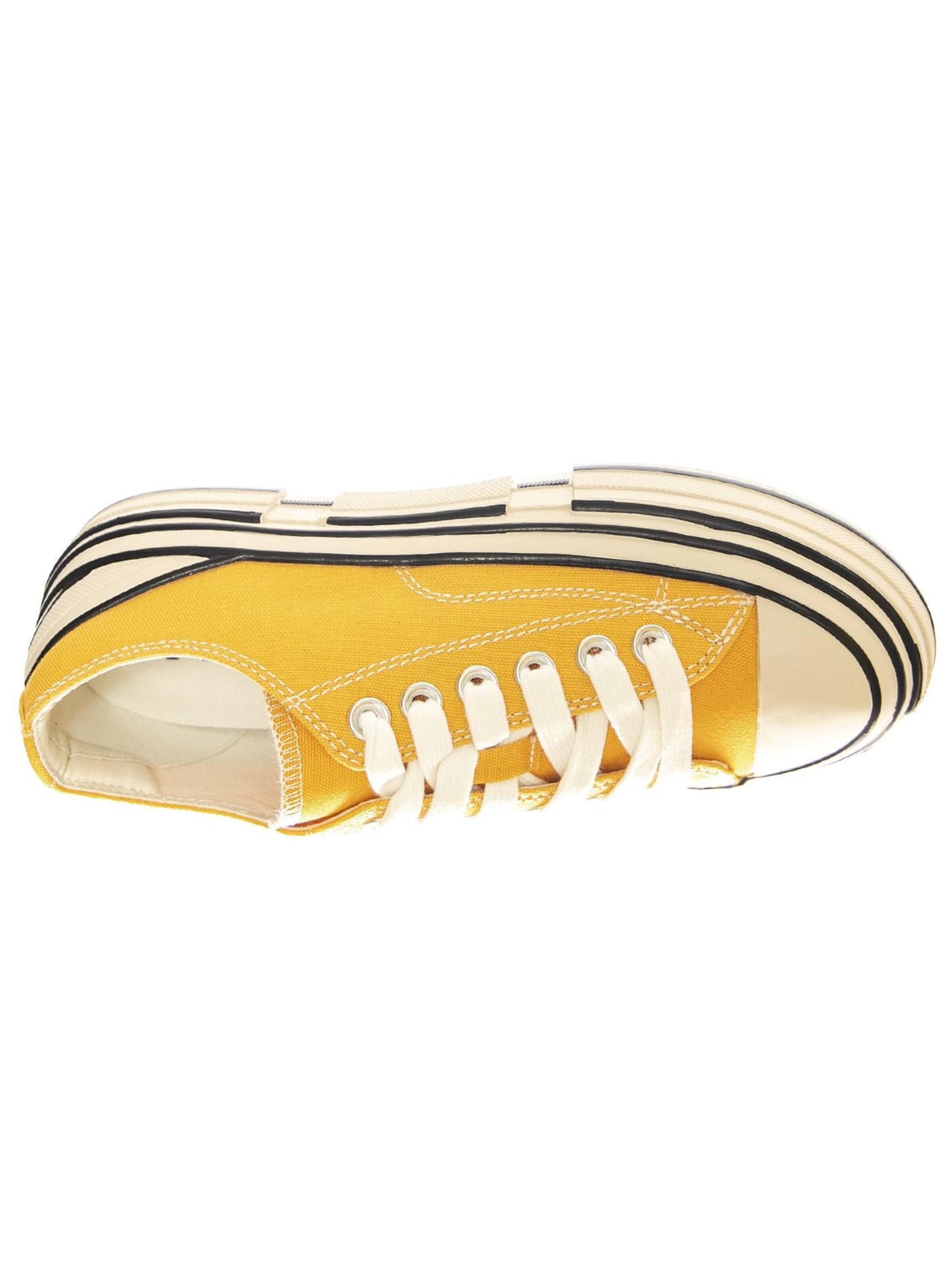 Jeffrey Campbell Sneakersy niskie 'JC Play Endorphin-H Canvas Yellow Shoes' w kolorze żółty