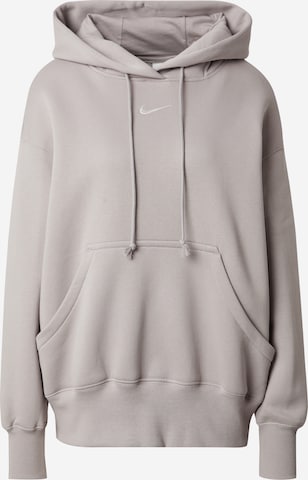 Felpa 'Phoenix Fleece' di Nike Sportswear in grigio: frontale