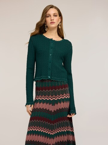 Cardigan MOTIVI en vert