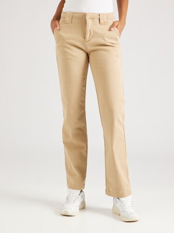 PULZ Jeans Regular Chino 'Rosita' in Beige: voorkant