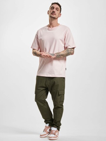 Denim Project Loosefit Cargohose in Grün: Vorderseite