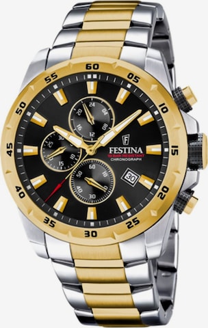 FESTINA Analogové hodinky 'Chronograph CHRONO SPORT' – černá: přední strana