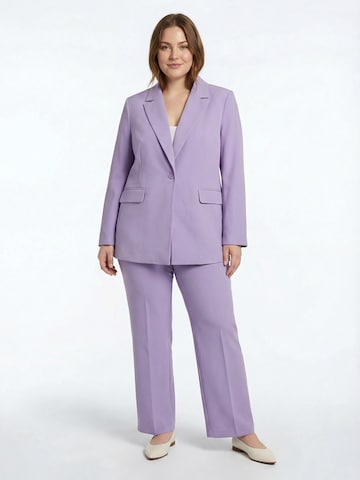 Guido Maria Kretschmer Curvy regular Παντελόνι 'Jana' σε λιλά: μπροστά
