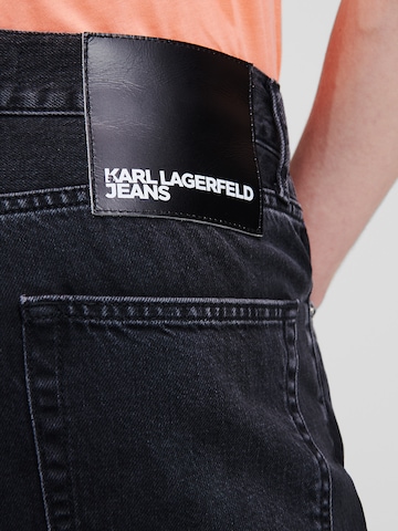 KARL LAGERFELD JEANS - Loosefit Calças de ganga em preto