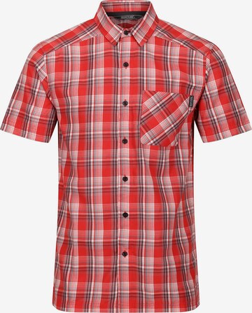 REGATTA Athletic Button Up Shirt 'Mindano VII' in Red: front