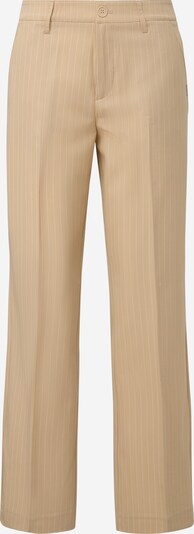QS Pantalon in de kleur Camel / Wit, Productweergave