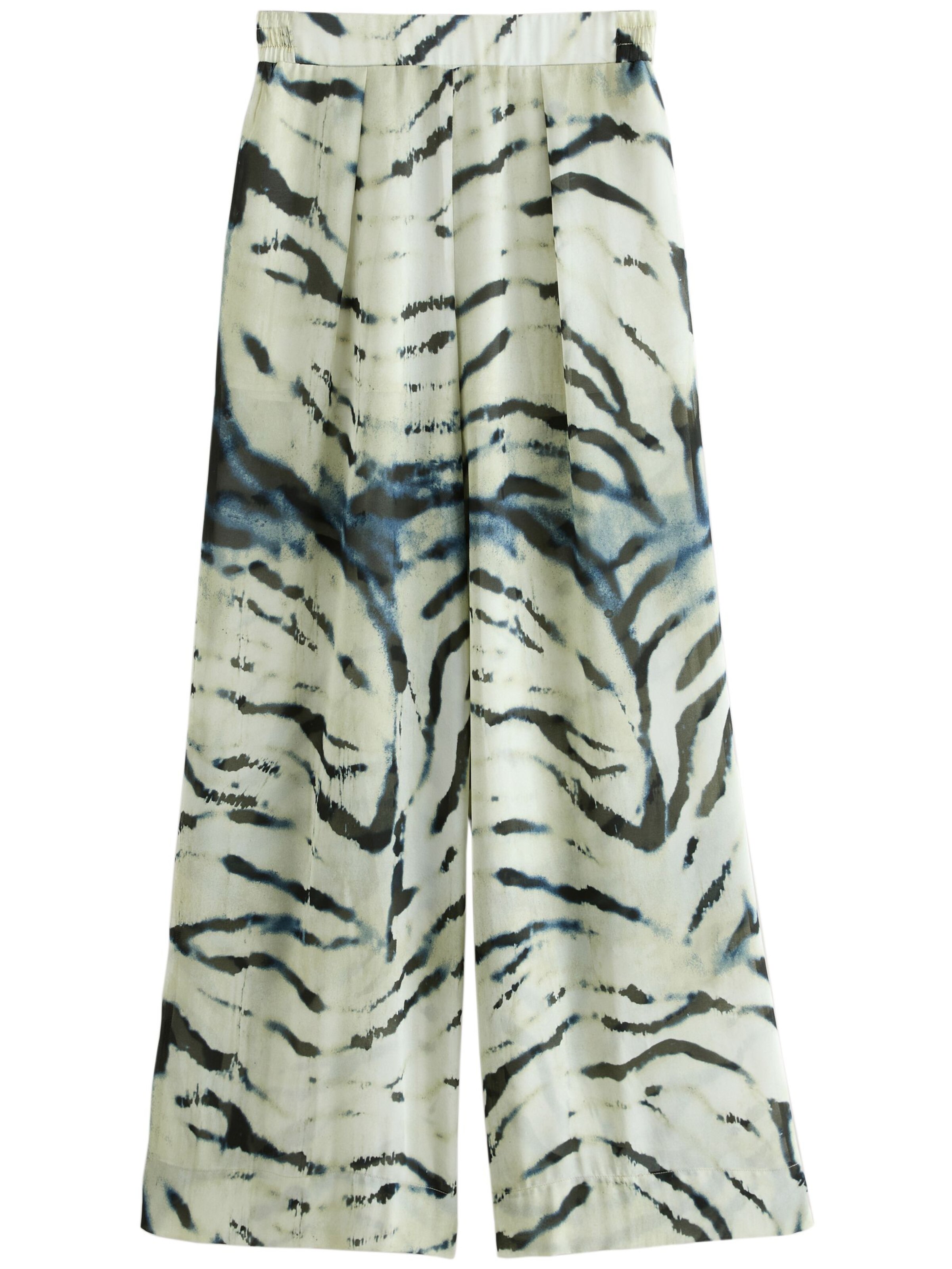 Next Pantalon in de kleur Ecru / Blauw / Spar, Productweergave