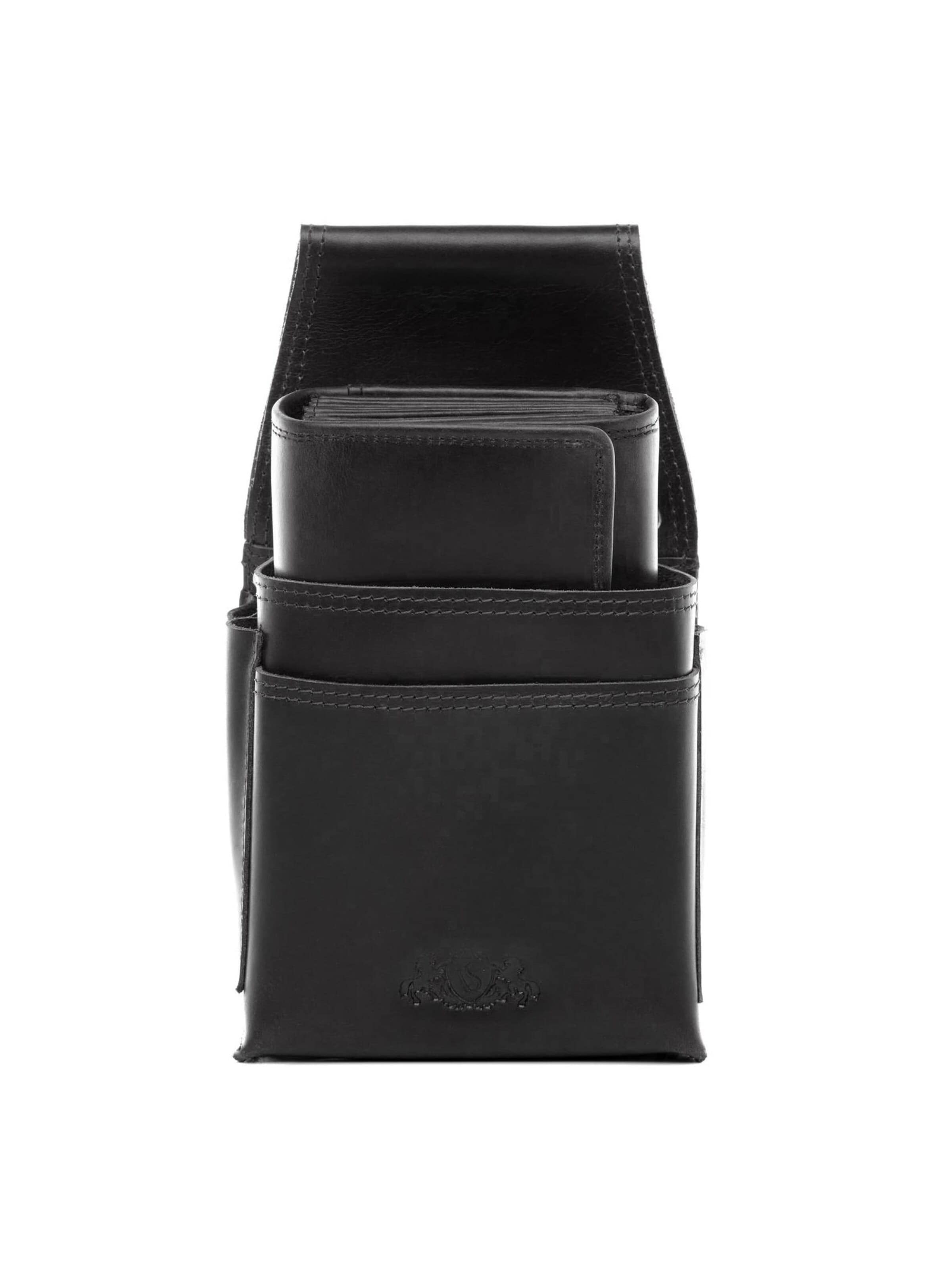 SID & VAIN Fanny Pack 'Kellner-Geldbörse & Holster ABERDEEN' in Black