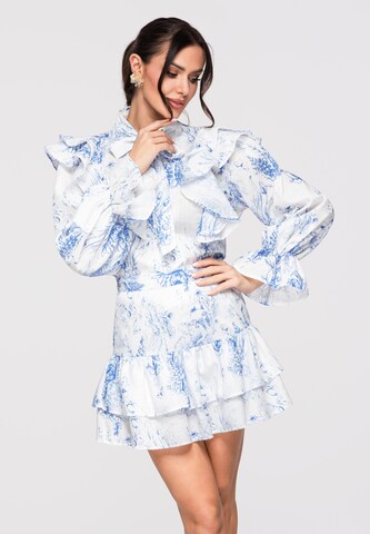 Ombre Bluse 'OW-SH-E0001' in Blau: Vorderseite