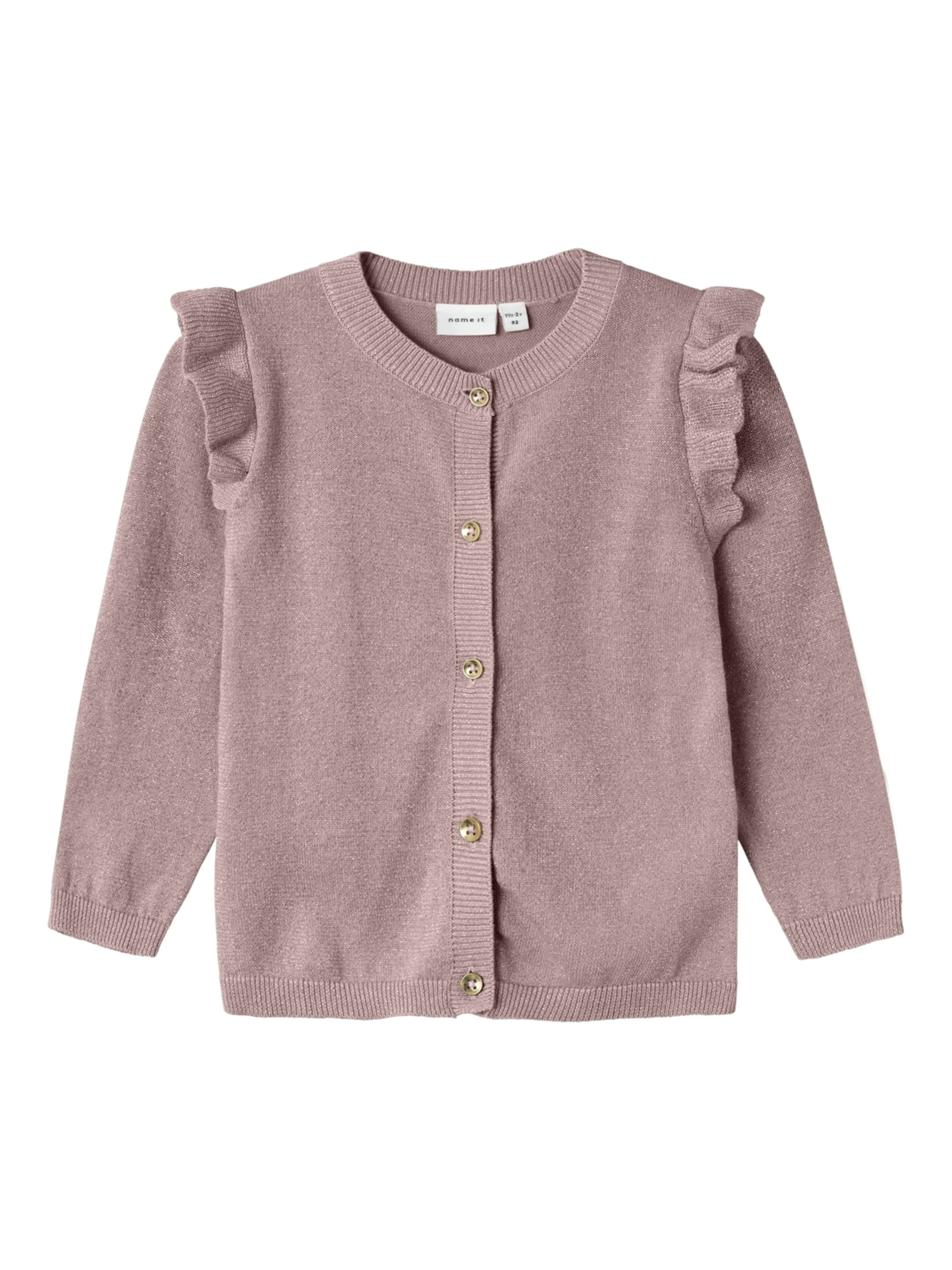 NAME IT - Cárdigan 'MMFabinne' en lila: frente