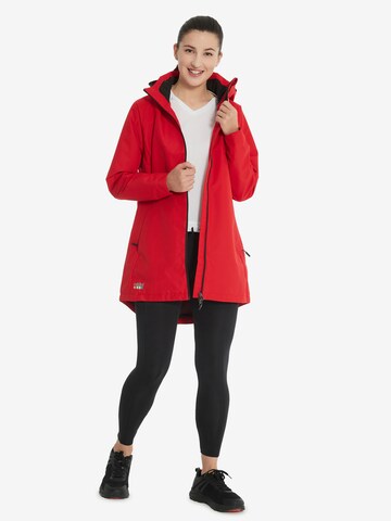 Manteau outdoor 'Punittu' Rukka en rouge