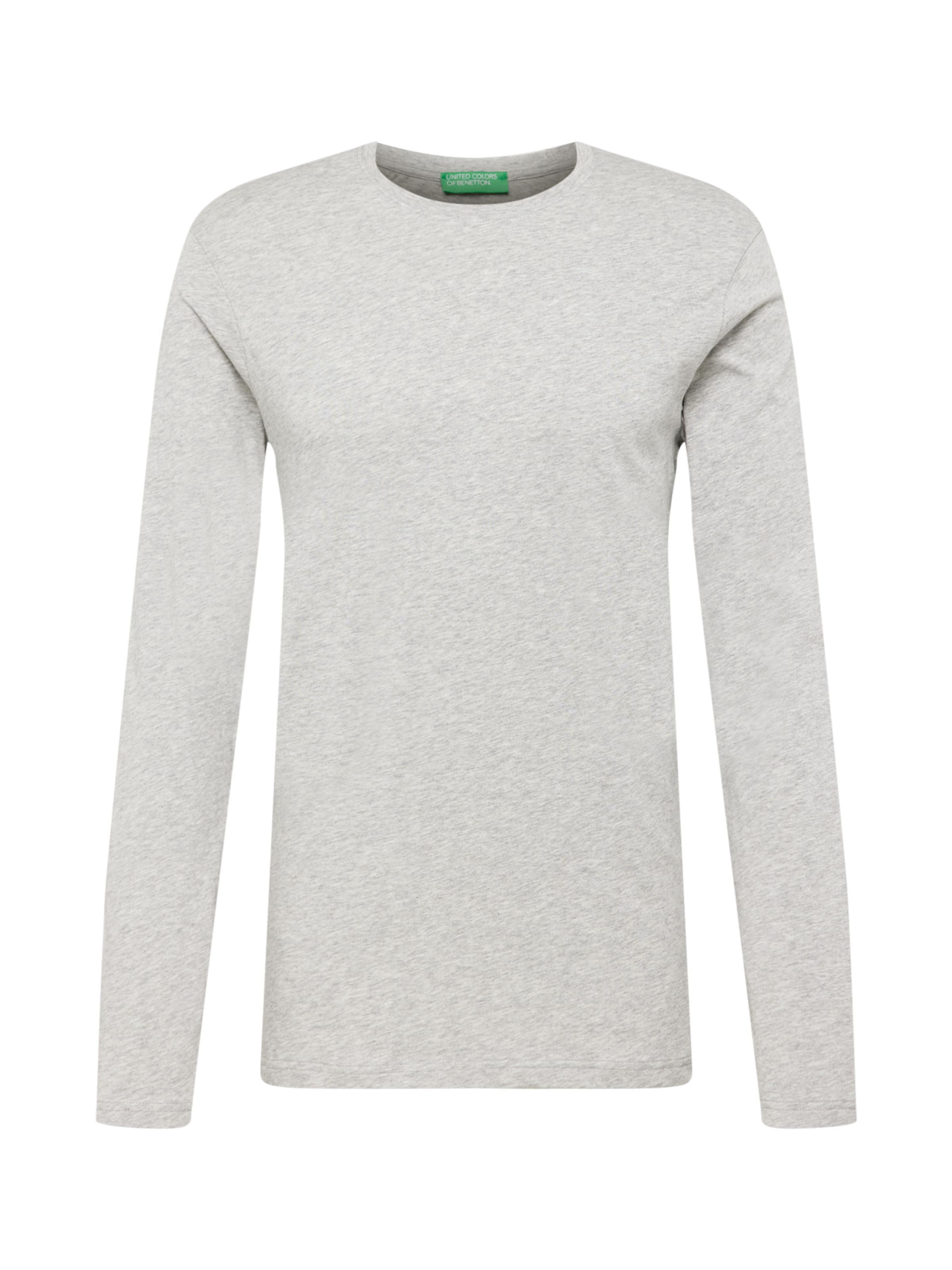 UNITED COLORS OF BENETTON Shirt in Grau: Vorderseite