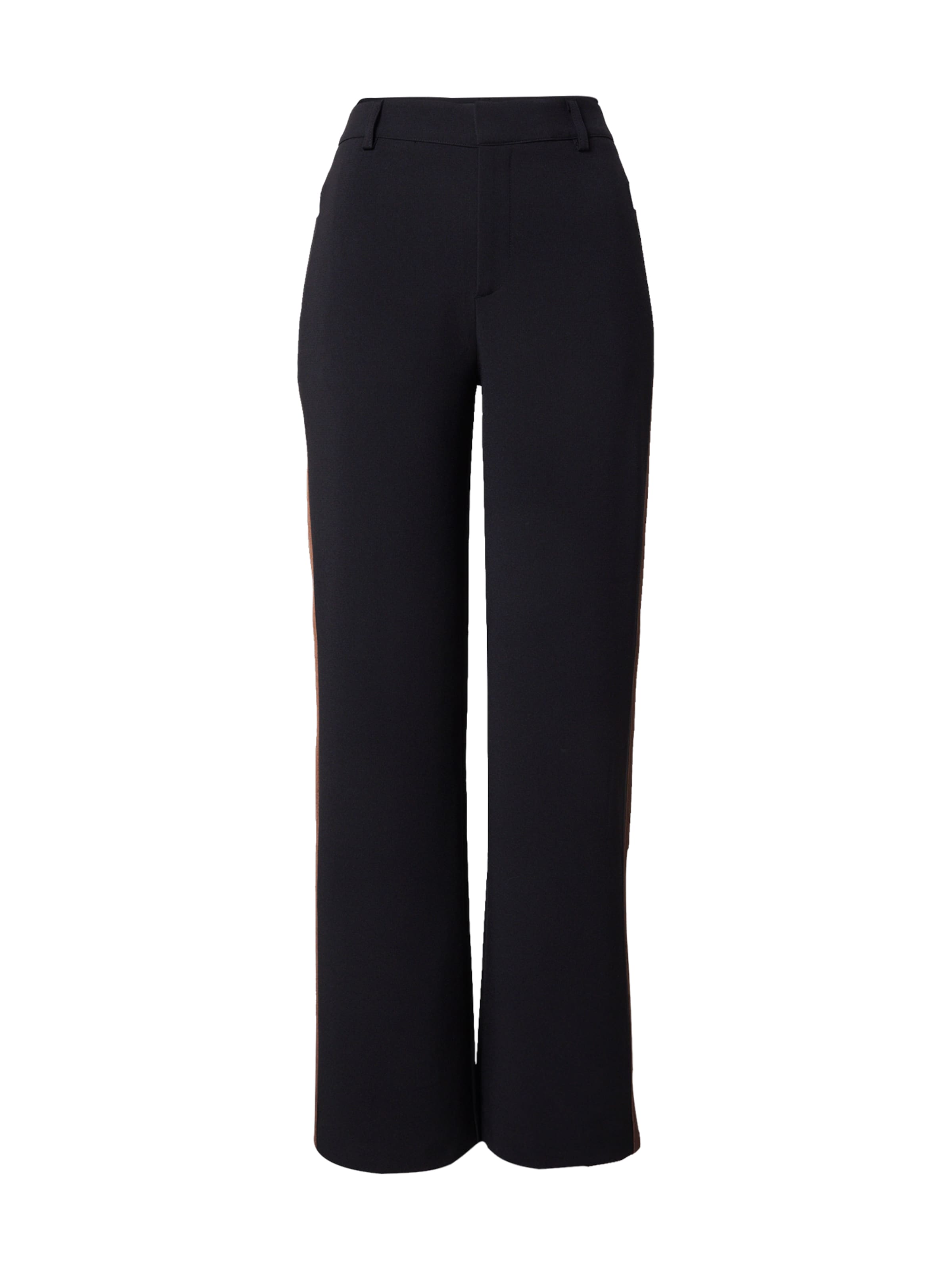 Wide Leg Pantalon monari en noir : devant