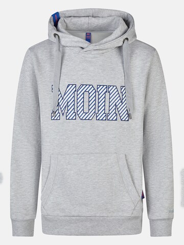 salzhaut Sweatshirt 'Heff' in Grau: Vorderseite