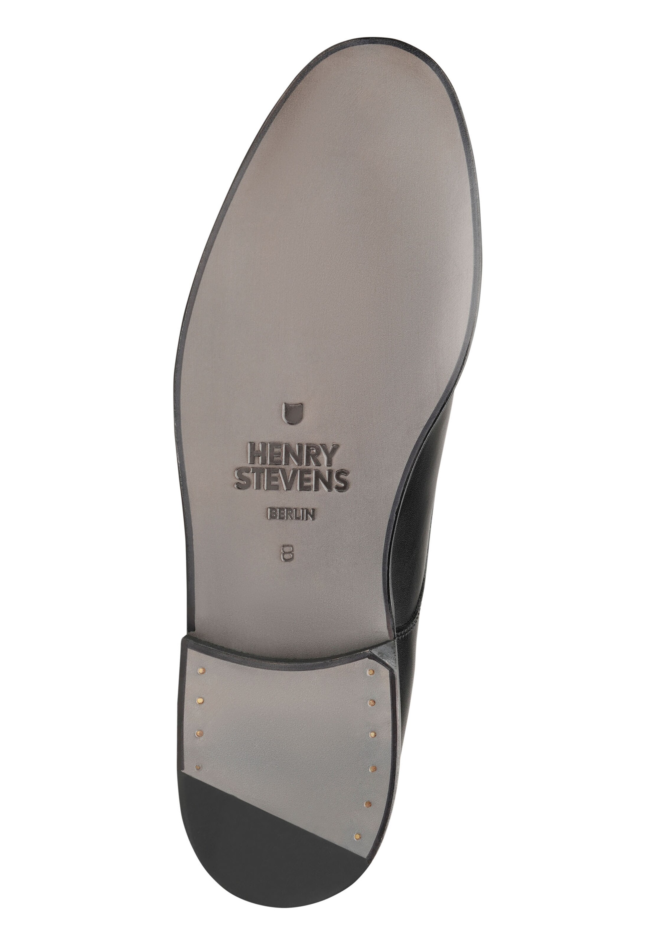 Henry Stevens Schnürschuhe Rahmengenäht 'Winston CD' in Schwarz