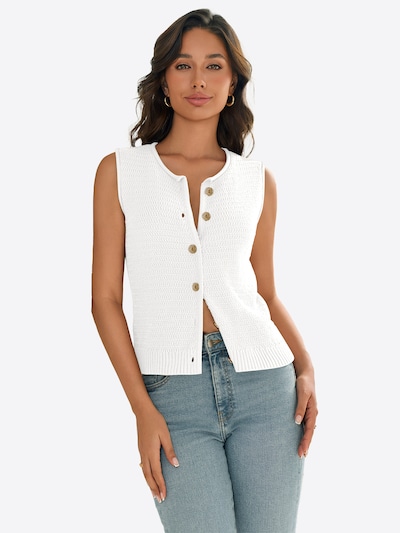 Imily Bela Pletená vesta - bílá, Produkt