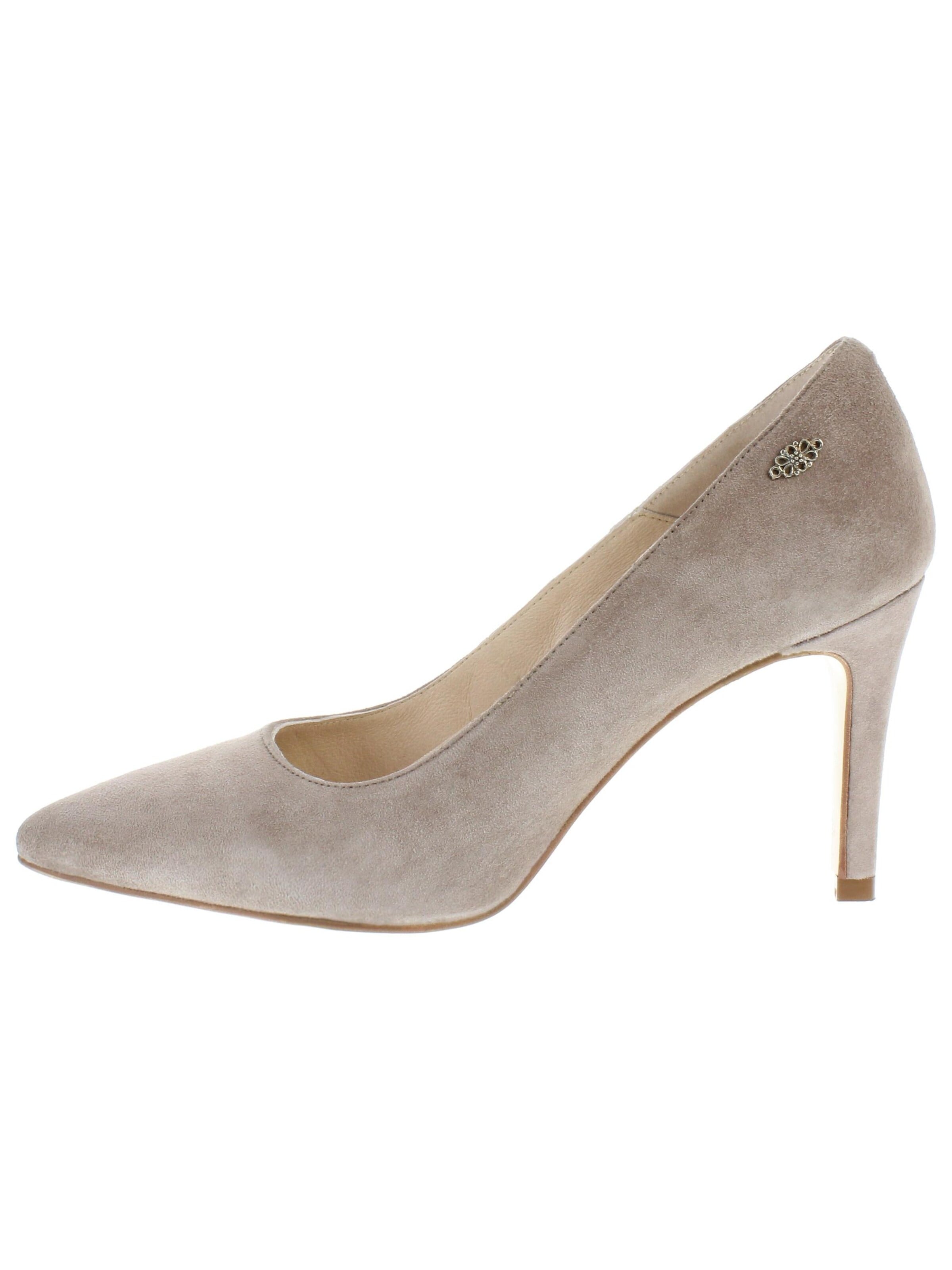 XAVER LUIS Schuhmanufaktur Pumps 'JULES - Stiletto Pumps in Samtziegenleder' in Purple: front