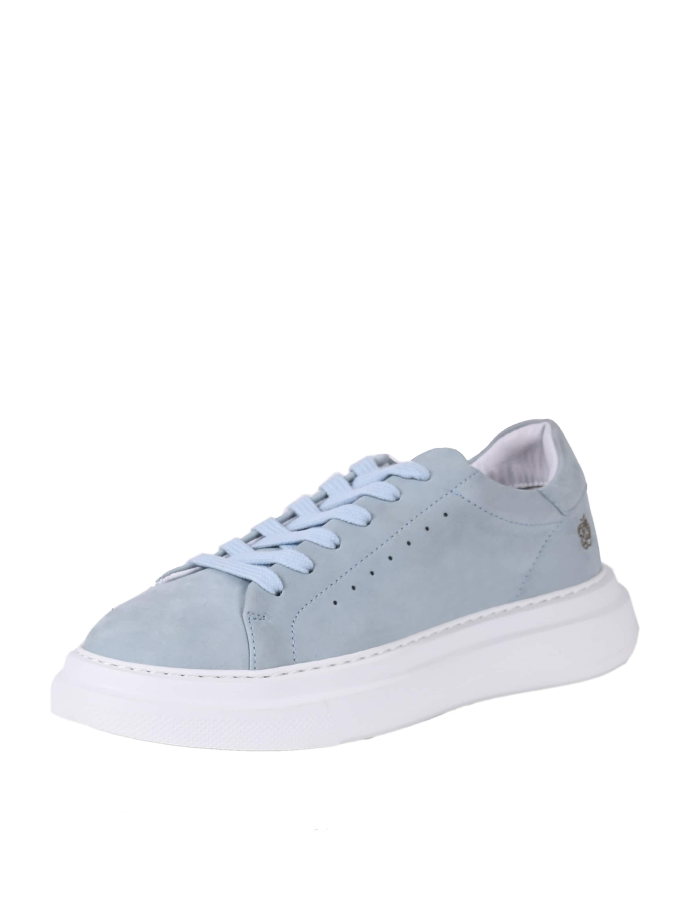 Apple of Eden Platform trainers 'SAMIR' in Blue: front
