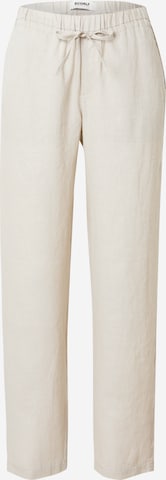 Regular Pantalon 'INDI' ECOALF en beige : devant