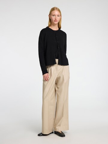 SELECTED Knit cardigan in Black
