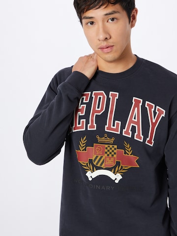 REPLAY Sweatshirt in Schwarz