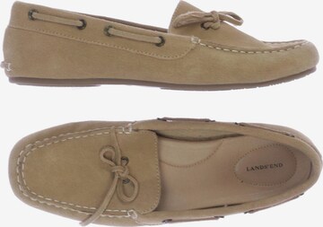 Lands‘ End Flats & Loafers in 41,5 in Beige: front