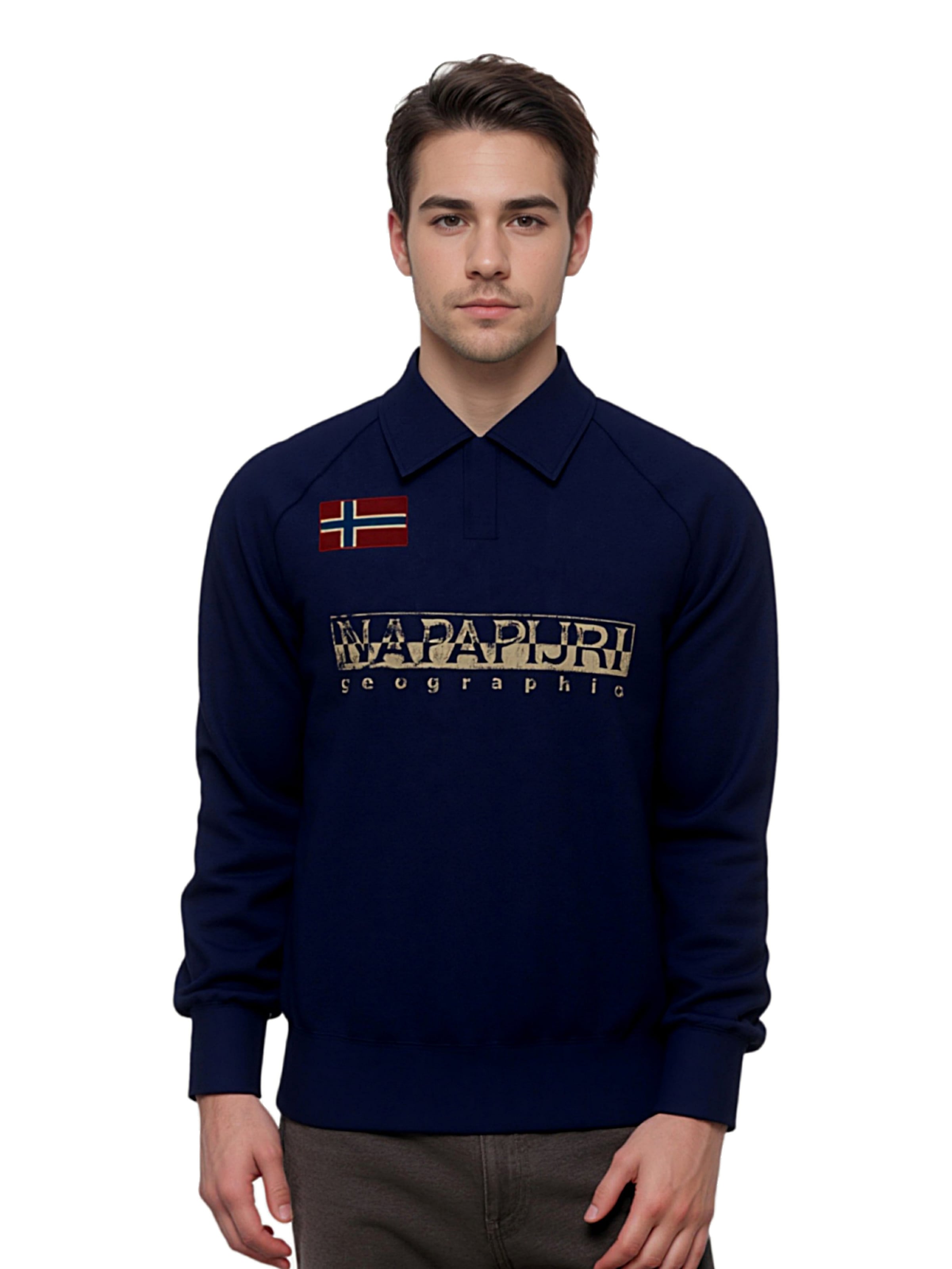 T-Shirt NAPAPIJRI en bleu : devant