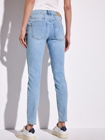 STREET ONE Slim fit Jeans 'York' in Blue
