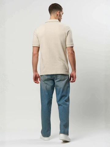 KAPPA - Regular Fit Camisa ' KMLogo ' em bege