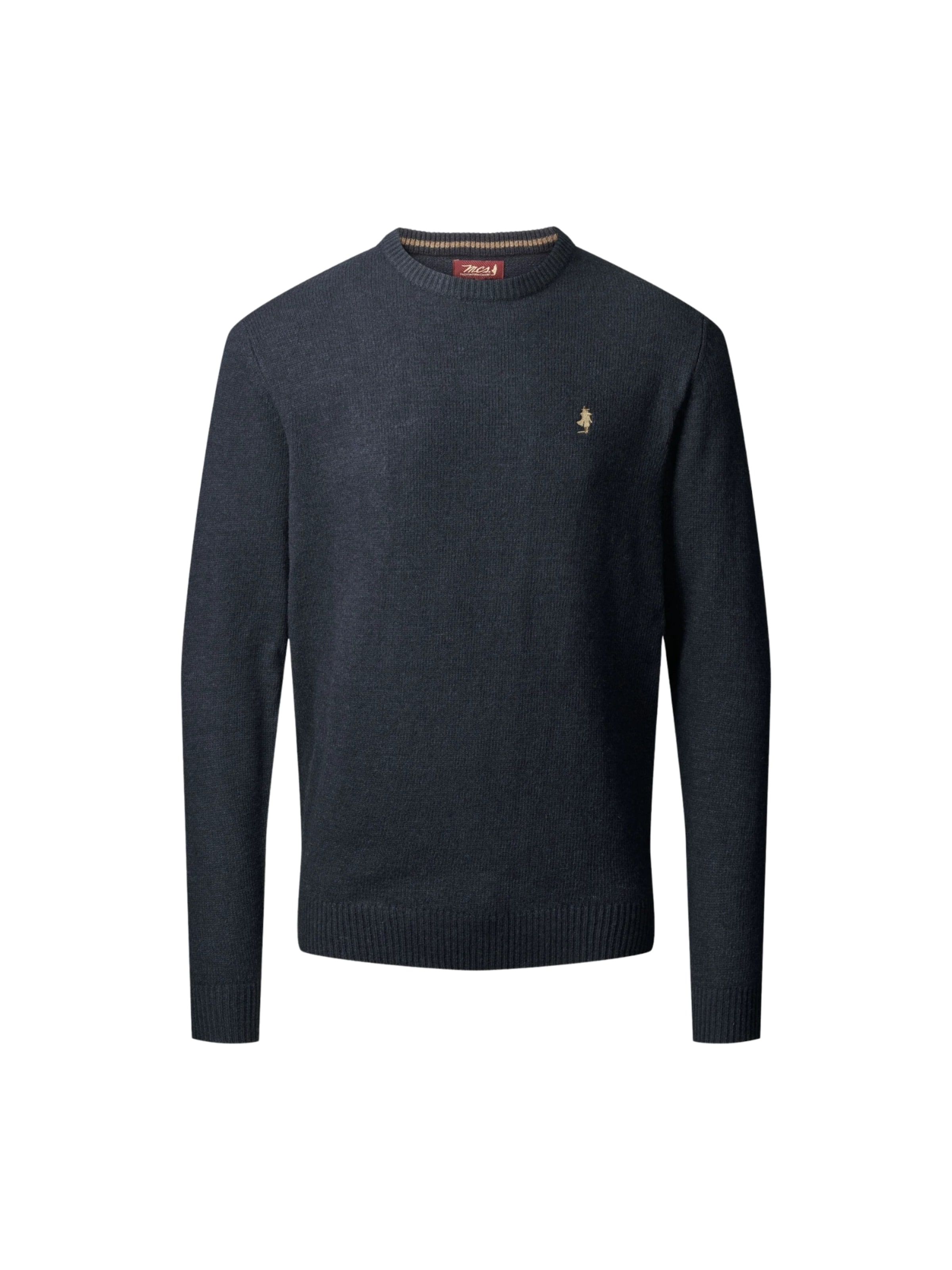 MCS Pullover &#x27;Adrian&#x27; in Blau: Vorderseite