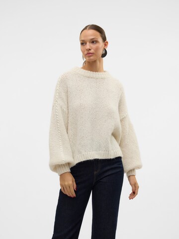 VERO MODA Pullover 'Feng' in Weiß: Vorderseite