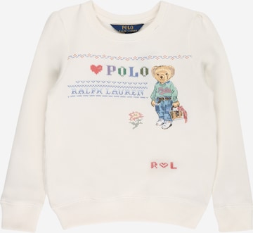 Polo Ralph Lauren Sweatshirt in Weiß: predná strana