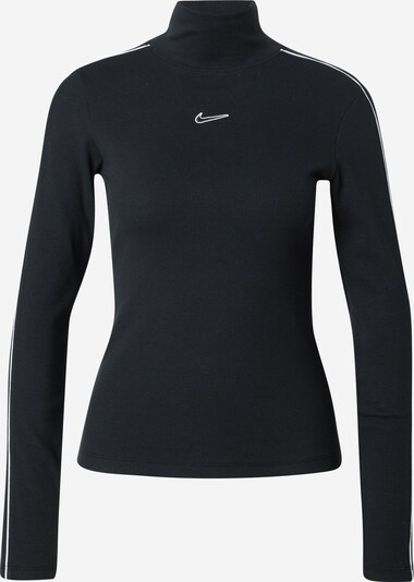 Nike Sportswear T-Krekls, krāsa - melns / balts, Preces skats