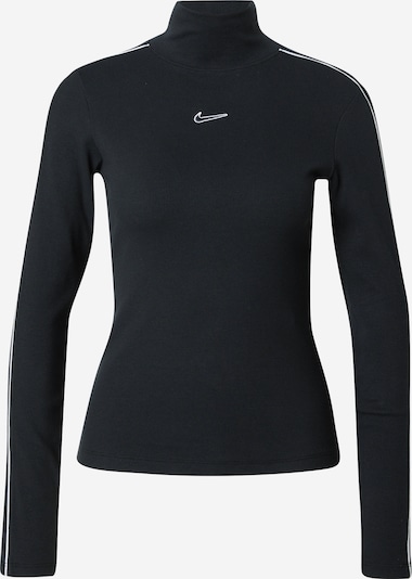 Nike Sportswear Μπλουζάκι σε μαύρο / λευκό, Άποψη προϊόντος