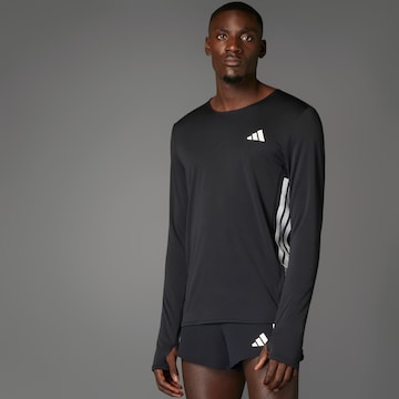 T-Shirt fonctionnel 'Adizero' ADIDAS PERFORMANCE en noir : devant