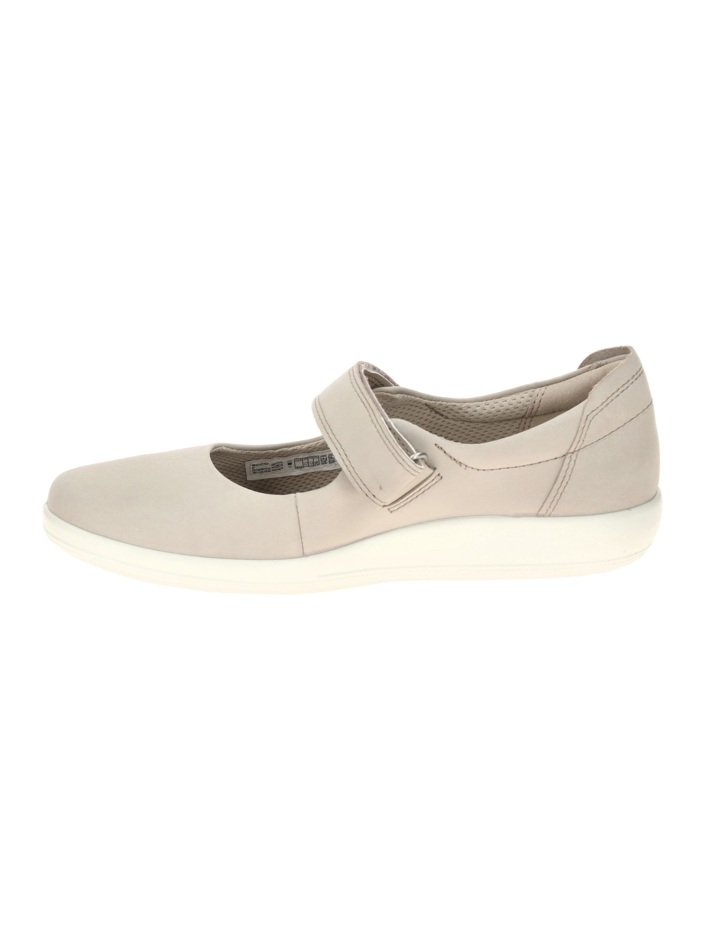 ECCO Hausschuh 'Ecco Soft 2 Schuhe Mary-Jane Ballerina grau 207503'‌‌‌ in Grau