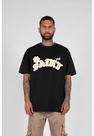 MJ Gonzales T-Shirt 'Saint' in Schwarz: Vorderseite