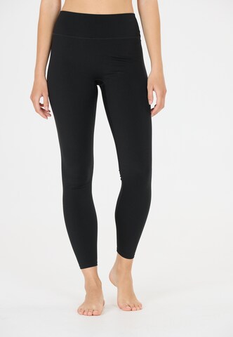 Athlecia Skinny Tights 'Blossom' in Blau: Vorderseite