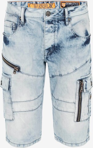 CIPO & BAXX Regular Jeans in Blauw: voorkant