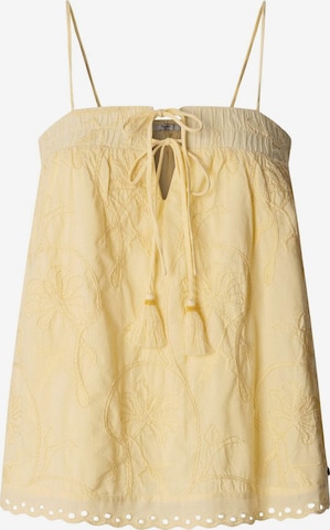Top 'Fanny' di Pepe Jeans in giallo: frontale